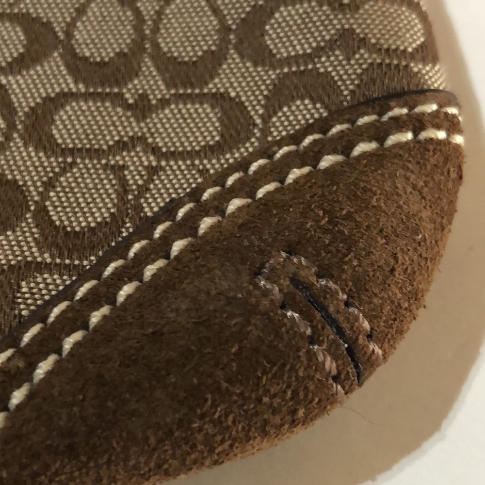 Coach Soho Mini Signature Small coin purse coach brown change purse 2000s - Picture 7 of 16